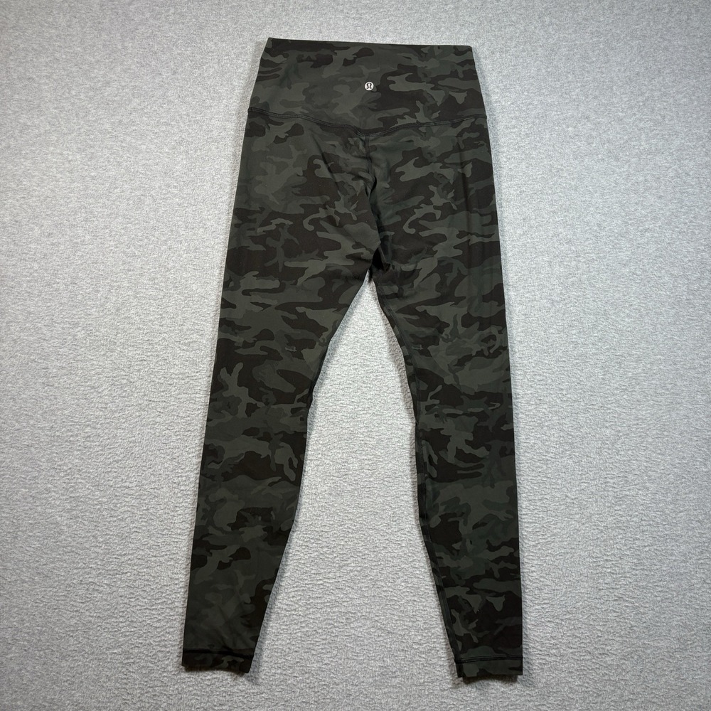 Lululemon Align High Rise Leggings Sz 8 Heritage 365 Camo Dark Olive 25" Nulu